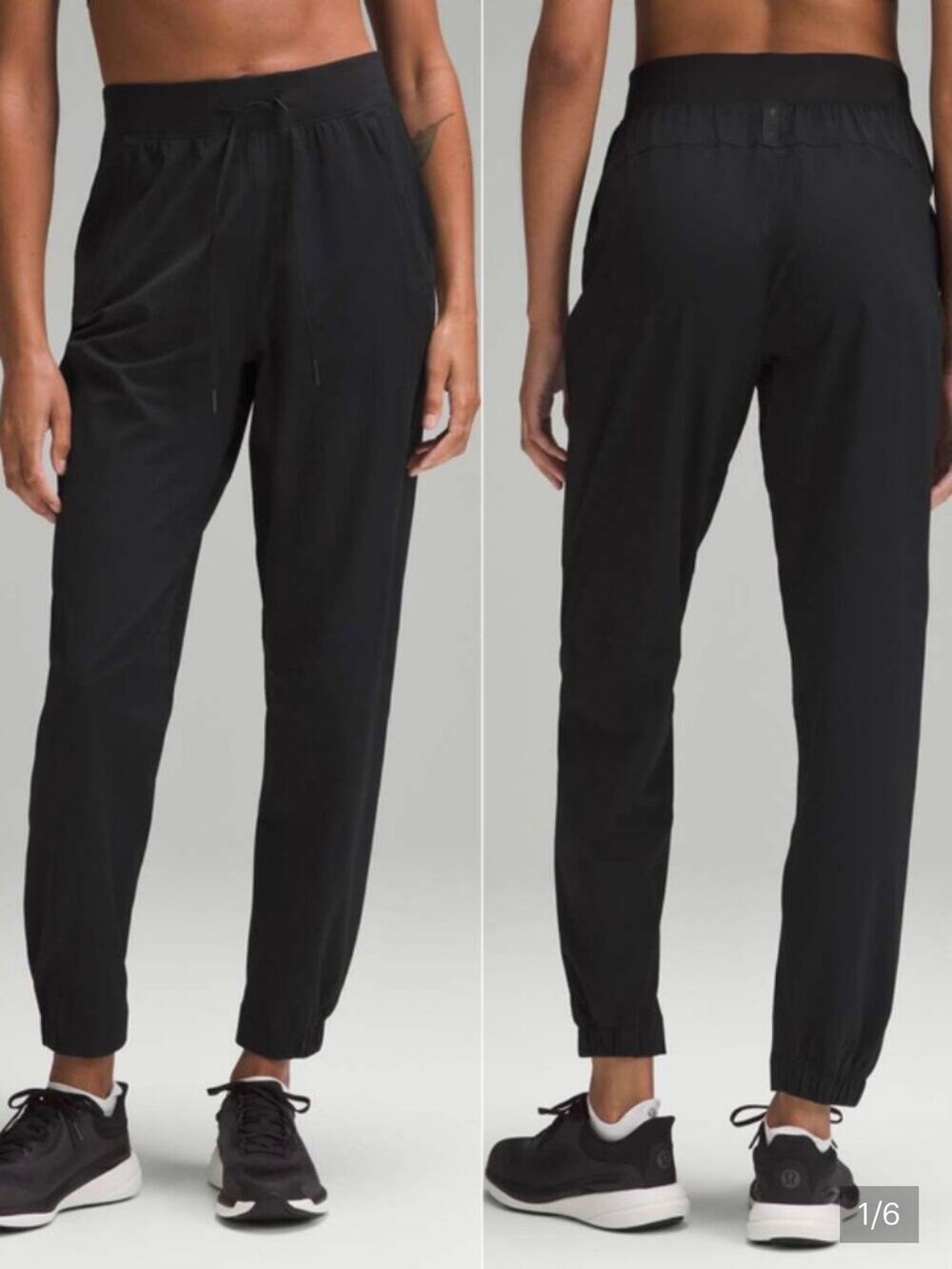 Lululemon joggers black size 6